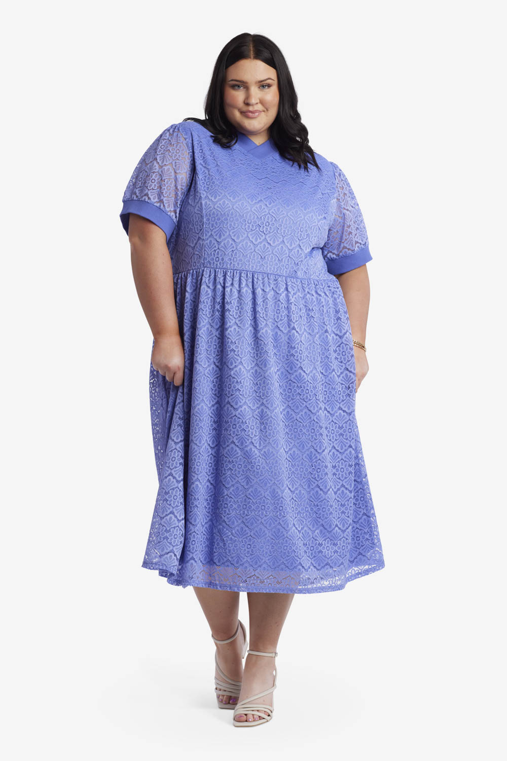 Periwinkle Lace Dress