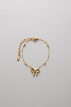 Bracelet Gold Dainty Bow