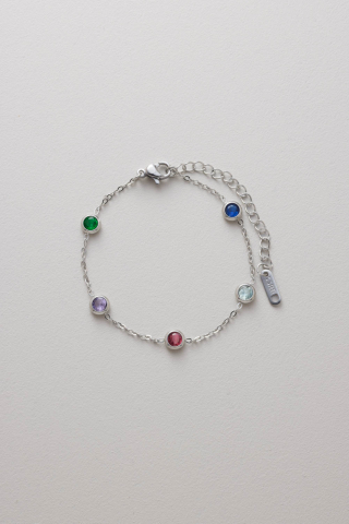 Bracelet Silver Gems