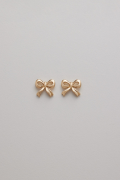 Earring Gold Dainty Bow