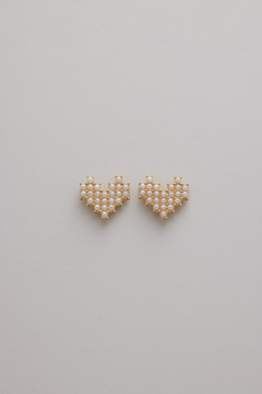 Earring Gold Heart