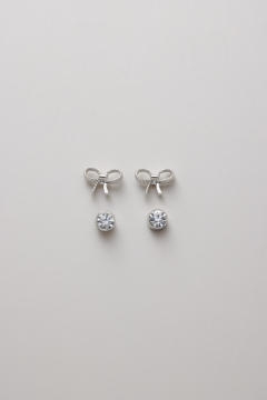 Earring Silver Set of Two