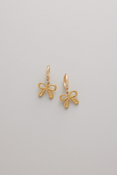 Earring Gold Bow