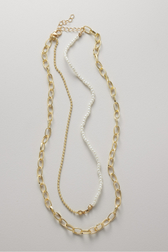 Necklace Gold Two Layer