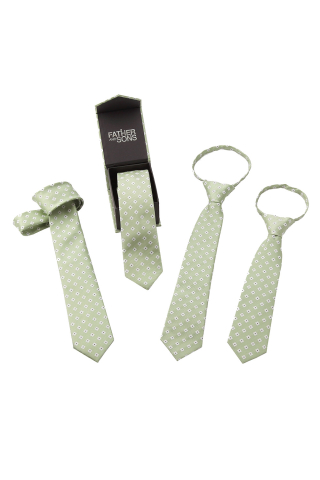 Father and Sons Ties Green Square